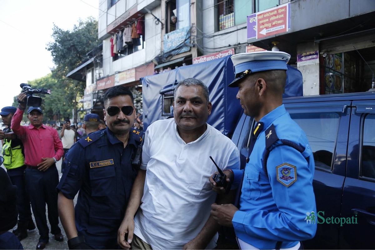 Durga Prasain detained on the eve of his planned demonstrations in Kathmandu